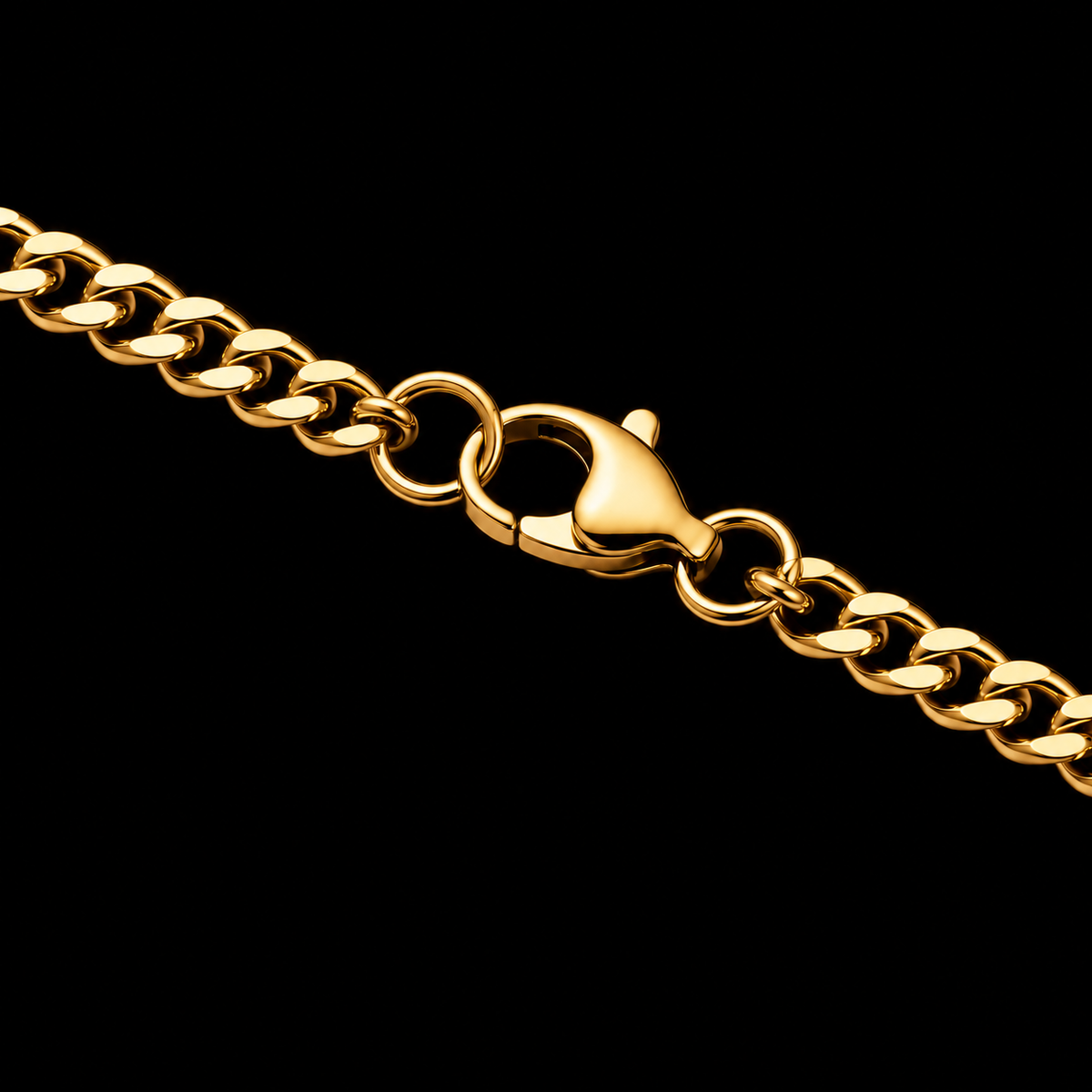 CUBAN BRACELET 5MM 18K GOLD PLATED